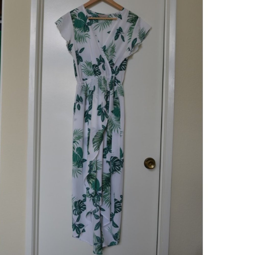 Dream Of Me - Green Leaves Dress - M